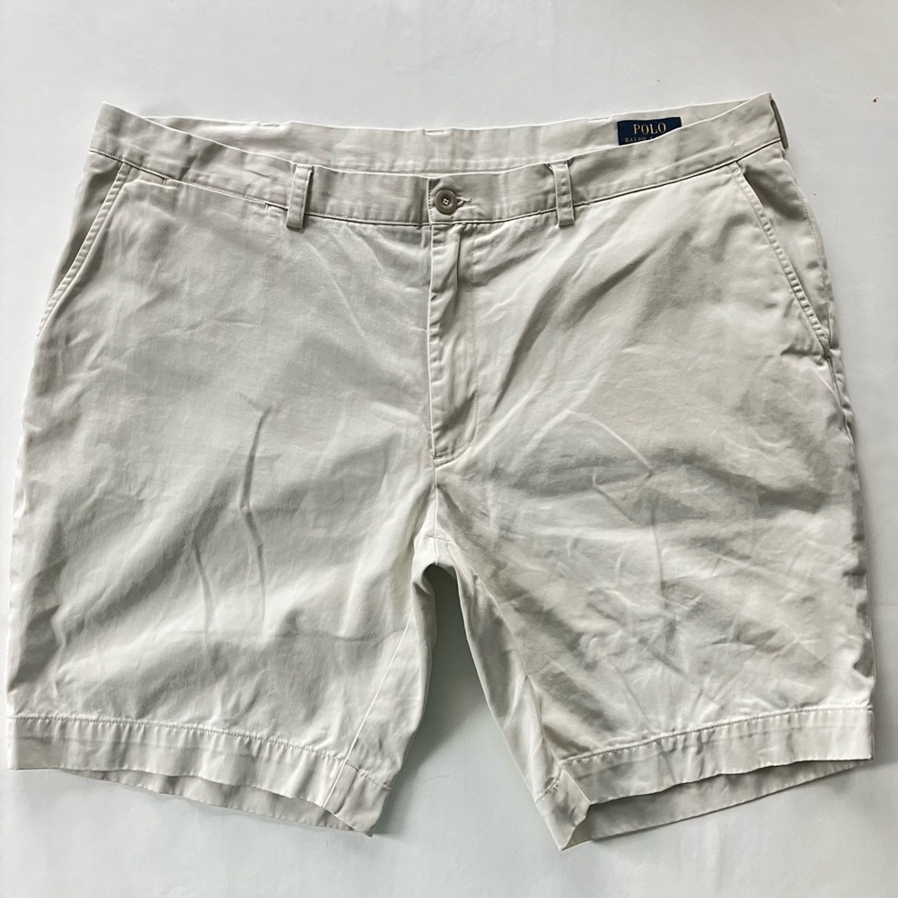 Polo Ralph Lauren Khaki Shorts Size 40 Waist Classic Fit 9"